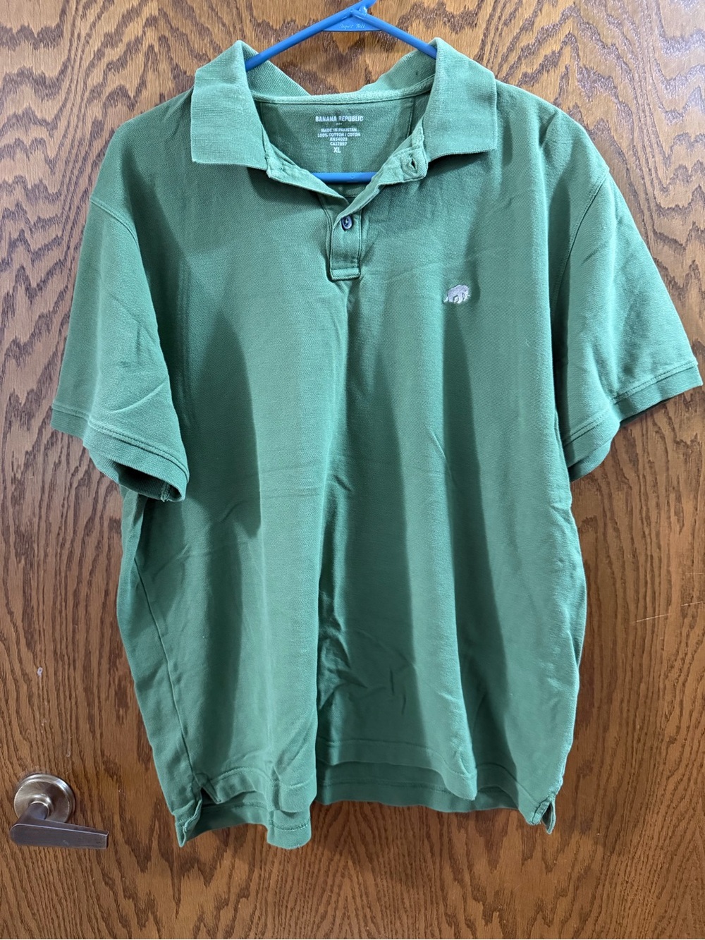 Banana Republic Men's Green Polo Shirt XL